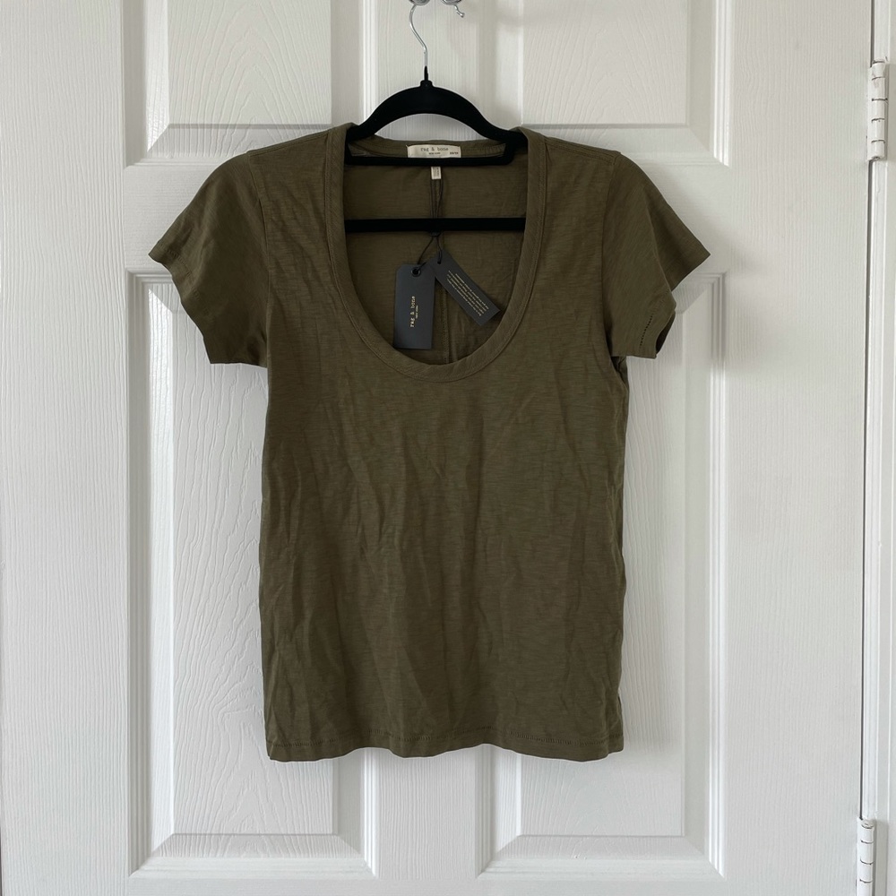 Rag & Bone Scoop Neck Tee